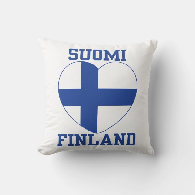 SUOMI FINLAND lanzar almohada (Anverso)