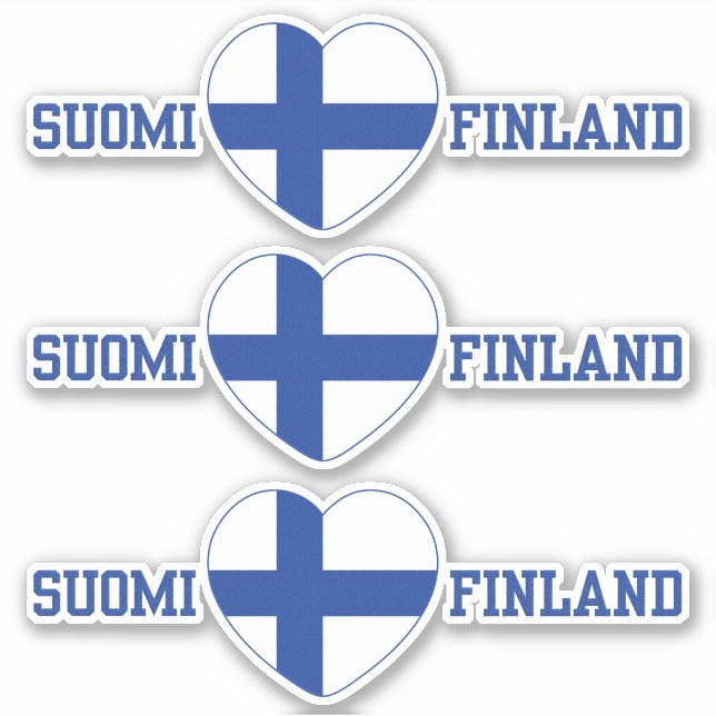 SUOMI FINLAND PEGATINAS (Anverso)