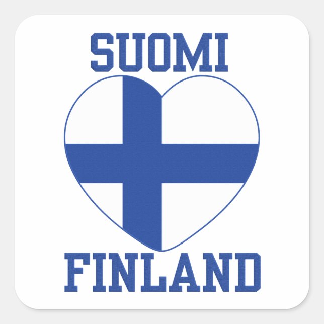 SUOMI FINLAND PEGATINAS (Anverso)