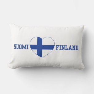 SUOMI FINLAND personalizado tirando almohada