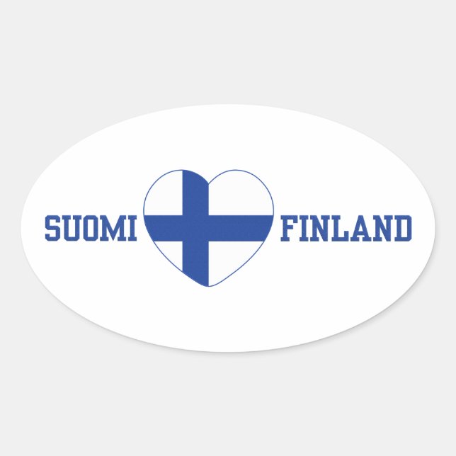 SUOMI FINLAND PERSONALIZADOS PEGATINAS (Anverso)