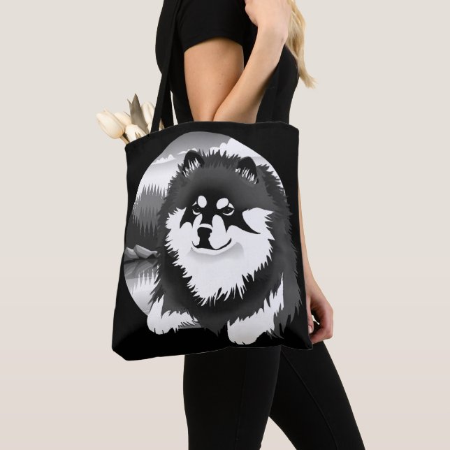 SUOMI: tote Lapphund finlandés o bolsa transversal (Detalle)