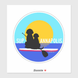 SUP Annapolis Dogs Vinyl Pegatina
