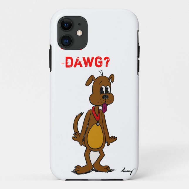 "¿SUP DAWG? Funda de vídeo Doggy iPhone 5 (Reverso)