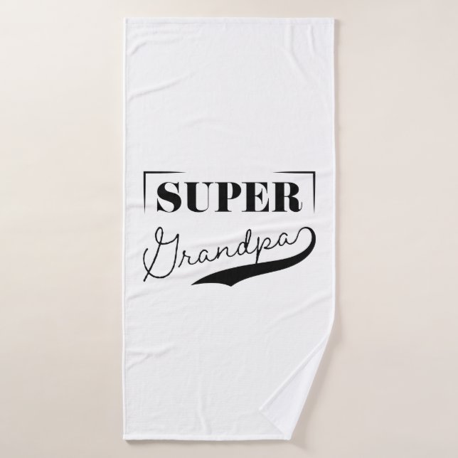 Super Abuelo (Toalla de baño)