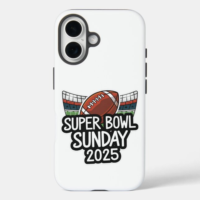 Super Bowl Luxe: Funda para iPhone 16 / Funda para (Reverso )