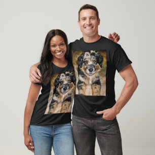 Super Cute Aussie Shepard Camiseta Cachorro
