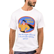 Super Dad 2025 - Camiseta del Día del Padre Retro 