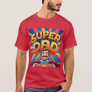 Super Dad - Camiseta retro para papá