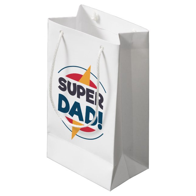Super Dad Feliz Día del Padre | Bolsa de regalo (Angulo Anverso)