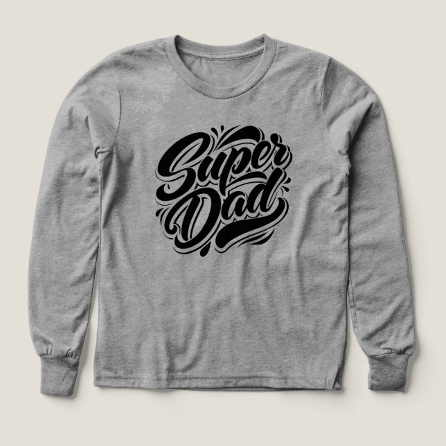 Super Dad Hero Typography Design-67888 Hoodie (Diseño frontal)