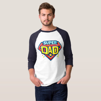 Super Dad - La camiseta del héroe supremo Raglan