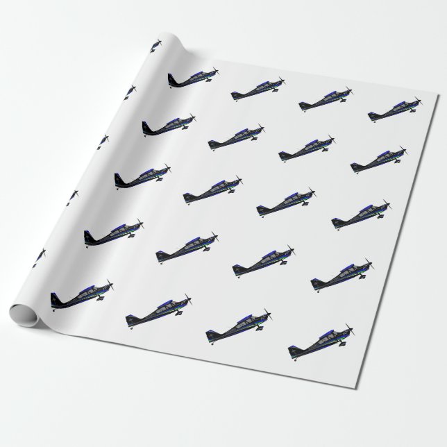 Super Decathlon con papel de envolvimiento negro (Desenrollado)