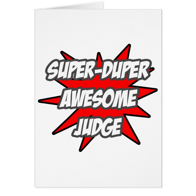 Super Duper Awesome Judge (Frente)