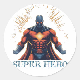 SUPER HERO PEGATINAS