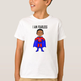 Super héroe SOY camiseta AUDAZ para los muchachos