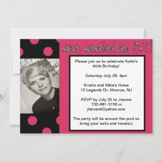 súper invitación de cumpleaños número 60