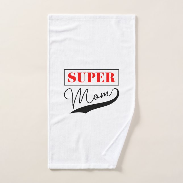 Super Mamá (Toalla de mano)