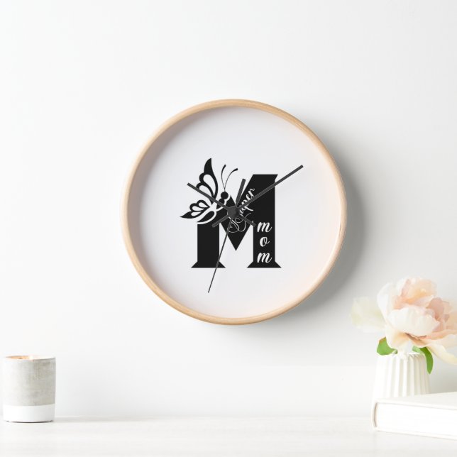Super mamá | reloj de pared | decoración del hogar (Hogar)