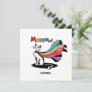 Súper Mieow Gato - Gato del orgullo del Cabo arcoi