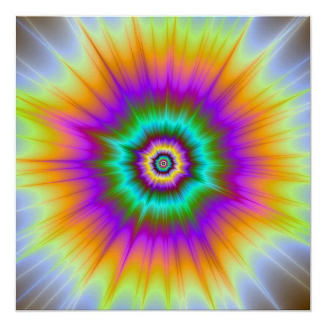 Super Nova En Color El Poster Perfecto Zazzle (Anverso)