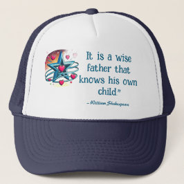 Súper papá - Sombrero para camioneros Star & Heart