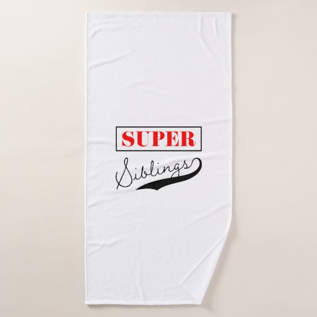 Súper Parentesco (Toalla de baño)