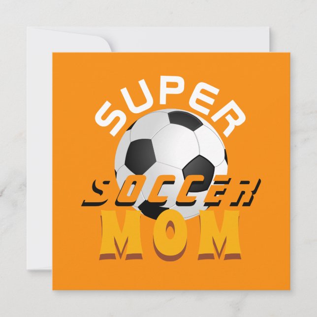Super Soccer Mom Football Sporty Mother's Day (Anverso)