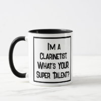 Super Talento Clarinetista. Dos tazas de café