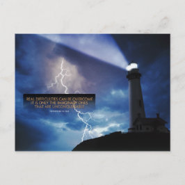 Superar las dificultades de la postal Inspiradora