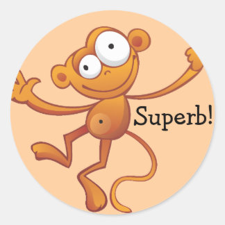 Superb Reward Pegatinas - Monkey