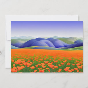 Superblooms Paisaje Surrealista de Amapolas