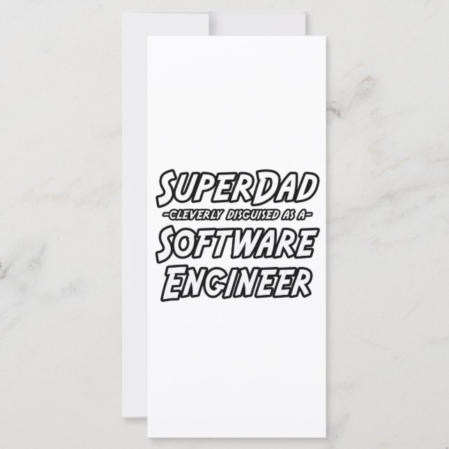 SuperDad... Ingeniero de software (Anverso)