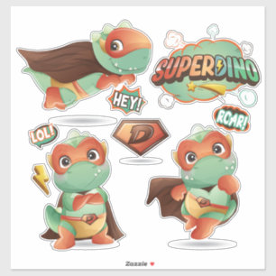 SuperDinos Calcomanía