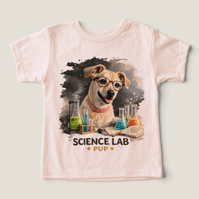 Superestrella de Laboratorio de Ciencia Perro Lind (Diseño delantero )
