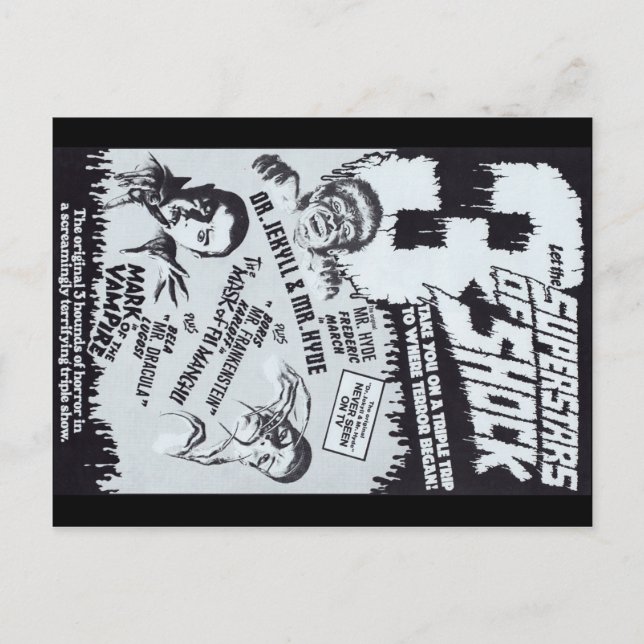 Superestrellas de la postal SHOCK (Anverso)