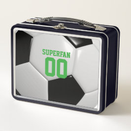 Superfanático de la pelota de fútbol personalizado