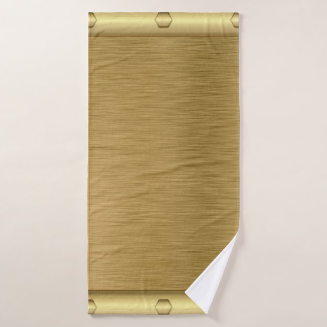 Superficie de oro de textura metalizado (Toalla de baño)