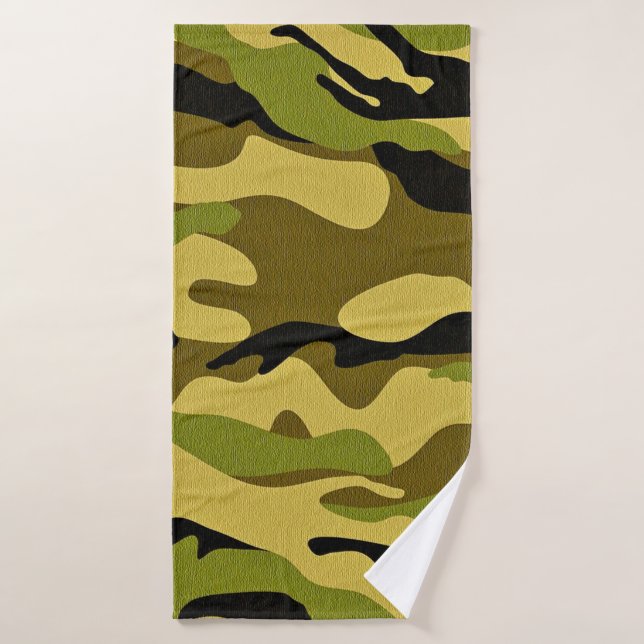 Superficie del soldado de camuflaje textil (Toalla de baño)
