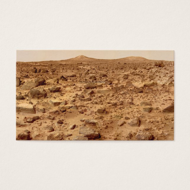 Superficie rocosa del planeta Marte (Frente)