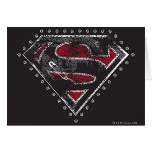 Supergirl apenó negro y rojo del logotipo