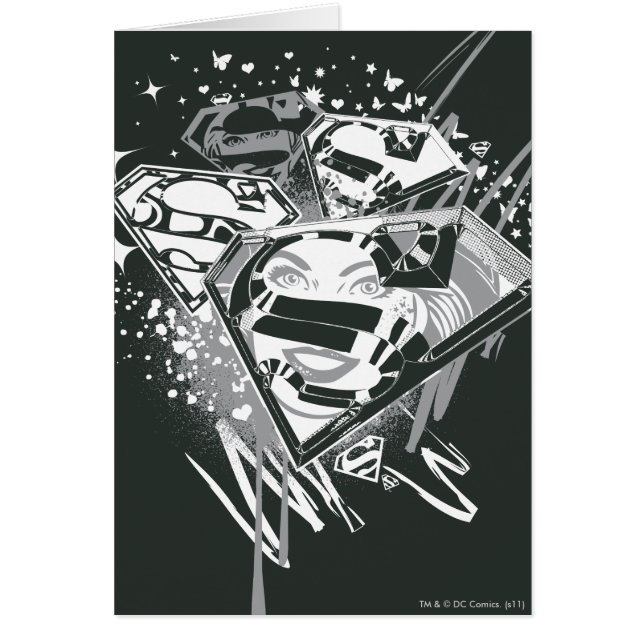 Supergirl Black and White (Frente)