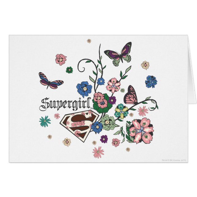 Supergirl Butterflies (Anverso (Horizontal))