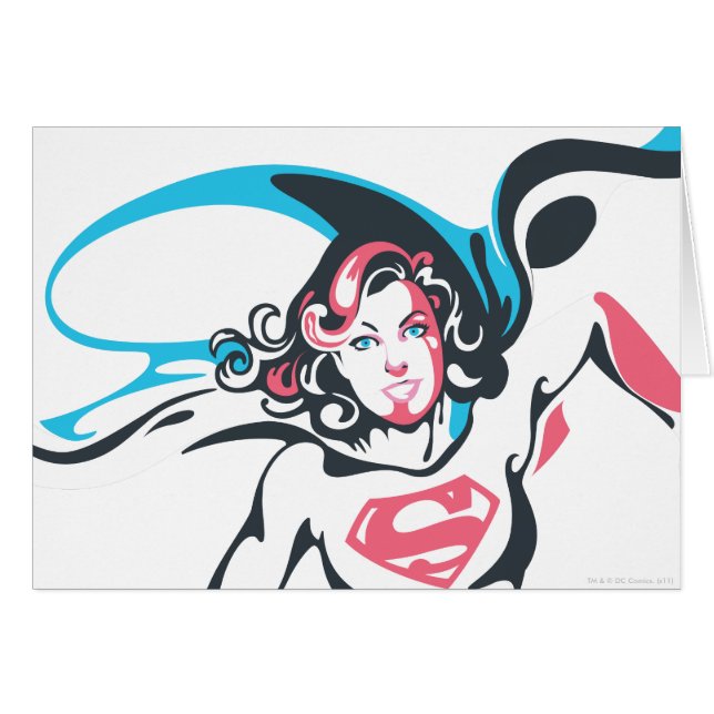 Supergirl Color Splash Pose 2 (Anverso (Horizontal))