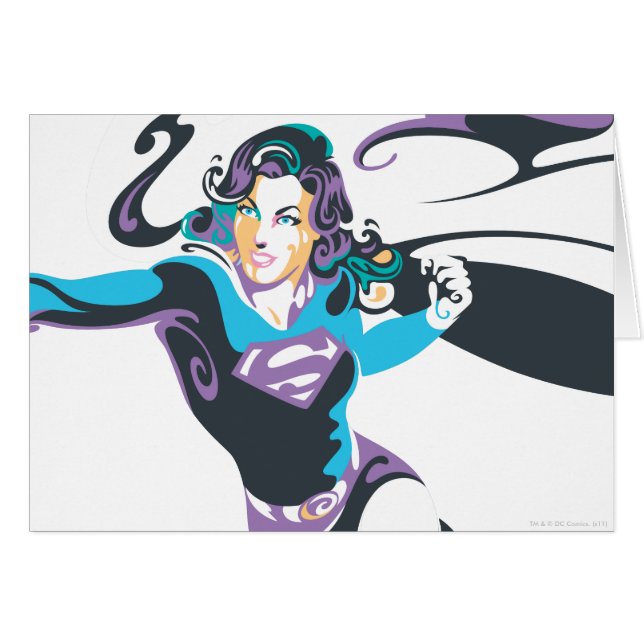 Supergirl Color Splash Pose 4 (Anverso (Horizontal))