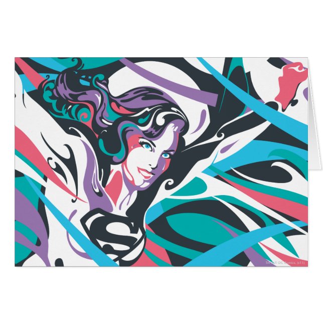 Supergirl Color Splash Swirls 2 (Anverso (Horizontal))
