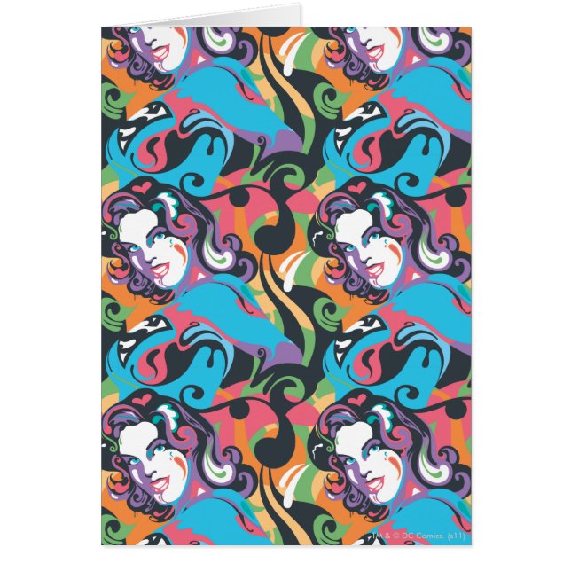 Supergirl Color Splash Swirls Patrón 1 (Frente)