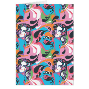 Supergirl Color Splash Swirls Patrón 2