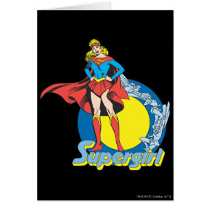 Supergirl con el logotipo