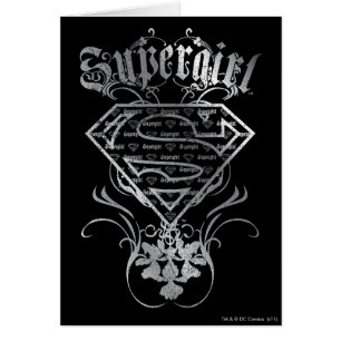 Supergirl Fancy Silver Logo